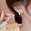 Butterfly Alloy Enamel Stud Earrings FS-WGA0046-01-2