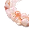 Natural Cherry Blossom Agate Beads Strands G-C179-A27-01-4