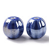Handmade Pearlized Porcelain Beads PORC-G010-01A-3