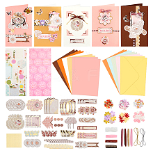 DIY Festival Envelope & Card Kids Craft Kits DIY-WH0488-66B