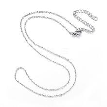 304 Stainless Steel Necklaces NJEW-E080-10P