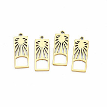 Ion Plating(IP) 201 Stainless Steel Pendants X-STAS-T063-171G