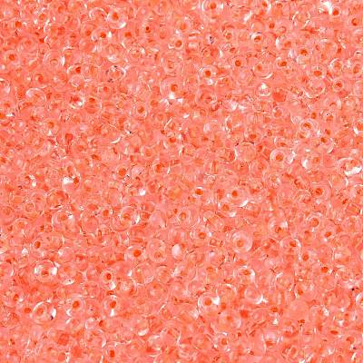 8/0 Inside Colours Transparent Glass Seed Beads SEED-T007-06H-1