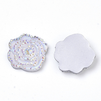 Resin Rhinestone Cabochons LS-CRES-T012-02A-1