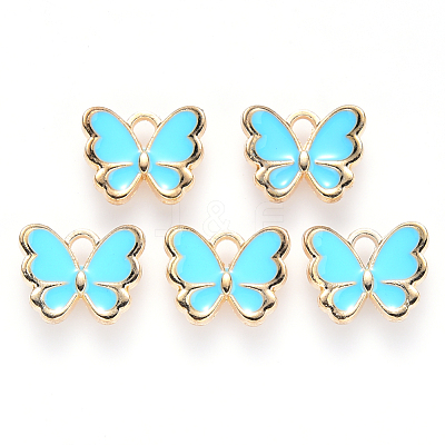 Alloy Enamel Charms X-ENAM-S121-070-1