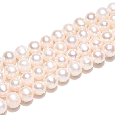 Natural Cultured Freshwater Pearl Beads Strands PEAR-N013-07Q-1