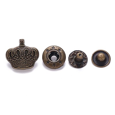 Brass Snap Buttons SNAP-S012-001-RS-1