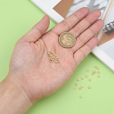 Brass Spacer Beads KK-T035-100-1