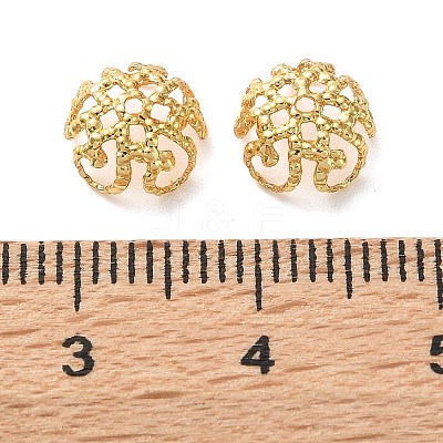 Brass Bead Caps KK-C260-19A-G-1