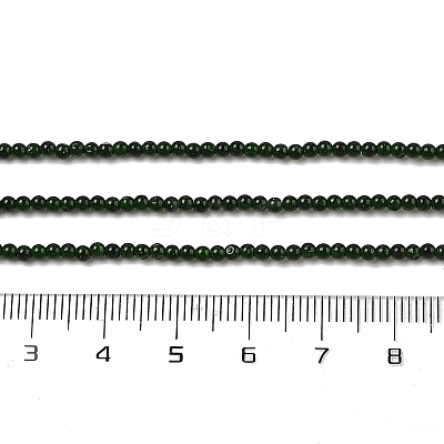 Synthetic Green Goldstone Beads Strands G-RM250104-D2-1