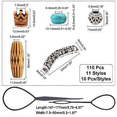 DIY Hair Accessories Making Sets DIY-OC0006-89-1