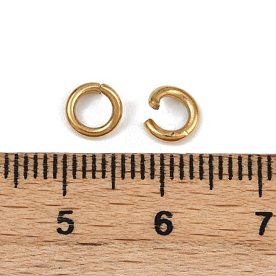 304 Stainless Steel Open Jump Rings STAS-Z137-01G-07-1