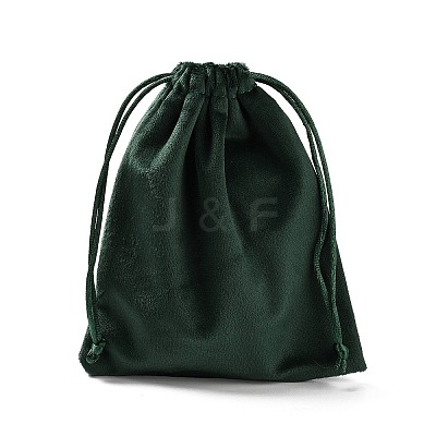 Velvet Jewelry Drawstring Storage Pouches ABAG-P013-02D-05-1