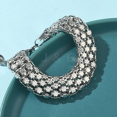 304 Stainless Steel Link Chain Bracelets for Women BJEW-D344-01P-1