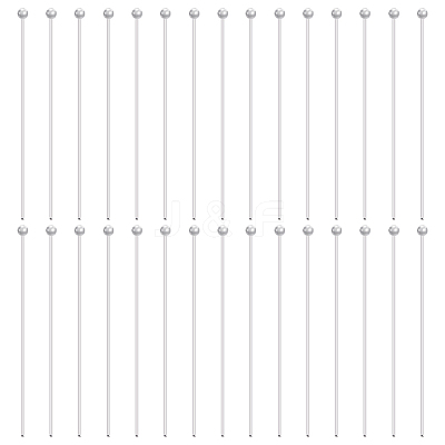 925 Sterling Silver Ball Head Pins STER-BC0002-16A-1