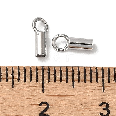 925 Sterling Silver Cord Ends STER-P055-01B-P-1