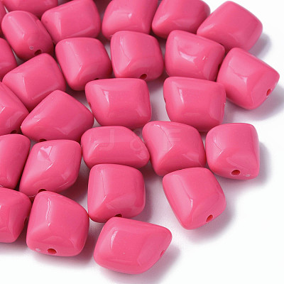 Opaque Acrylic Beads MACR-S373-15A-A10-1