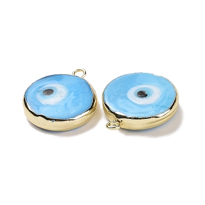 Handmade Lampwork Pendants LAMP-P057-03G-04-1