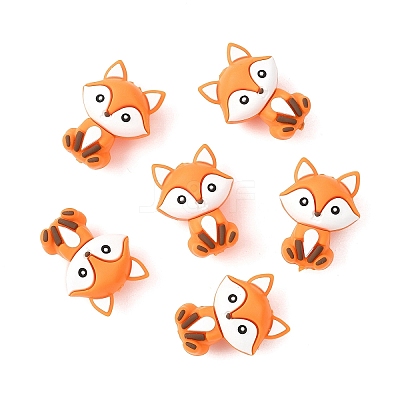 6Pcs Silicone Beads SIL-YW0002-15A-1
