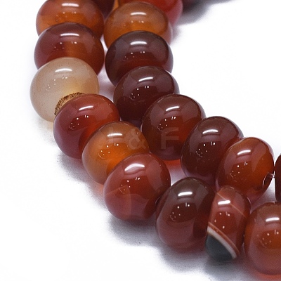Natural Red Agate Beads Strands G-I245-68B-1