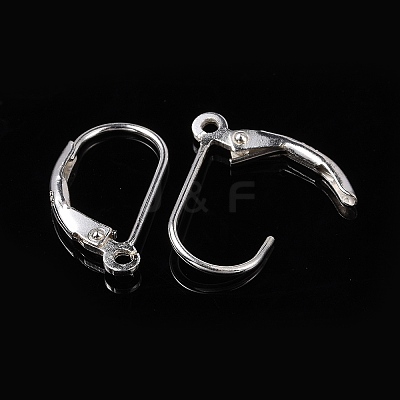 925 Sterling Silver Leverback Earrings Findings STER-M017-01S-1
