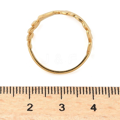 304 Stainless Steel Adjustable Open Cuff Rings for Women RJEW-U060-03F-G-1
