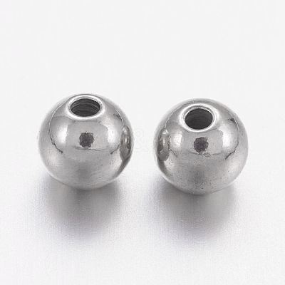 Non-Tarnish Stainless Steel Beads X-STAS-R033-4mm-1