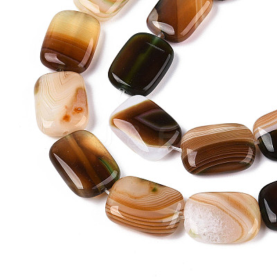 Natural Agate Beads Strands G-N356-03A-05-1