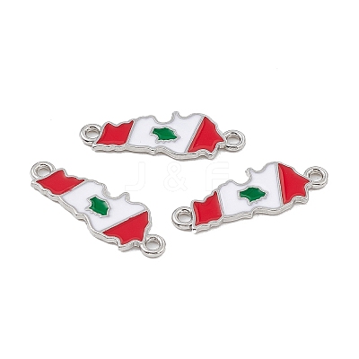 Alloy Enamel Connector Charms FIND-C019-37P-1