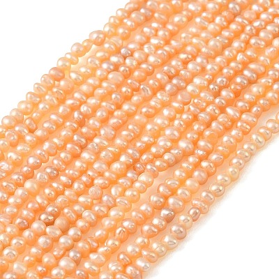 Natural Cultured Freshwater Pearl Beads Strands PEAR-L034-13B-1