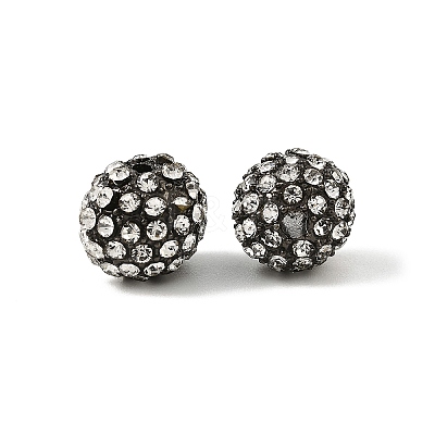 Alloy Rhinestone Beads RB-A034-10mm-A01B-1