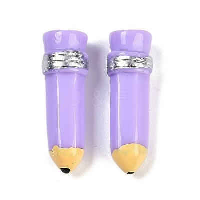Pencil Resin Cabochons RESI-Q014-06B-1