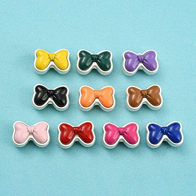 Alloy Enamel Beads FIND-G062-25MS-1