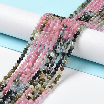 Natural Tourmaline Beads Strands G-P514-A04-04-1