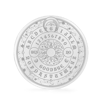 Round Acrylic Pendulum Boards WICR-PW0003-001-1