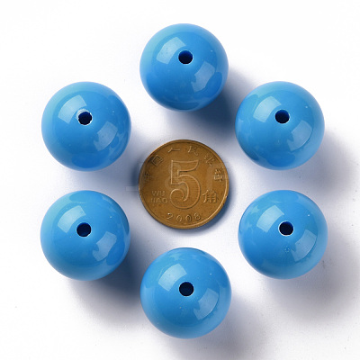 Opaque Acrylic Beads MACR-S370-C20mm-9-1
