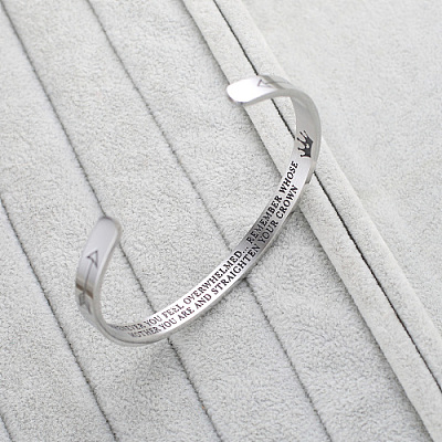 Tarnish Resistant 304 Stainless Steel Cuff Bangle WU8630-3-1