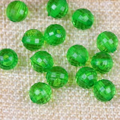 Transparent Acrylic Beads TACR-NH0001-D-15-1