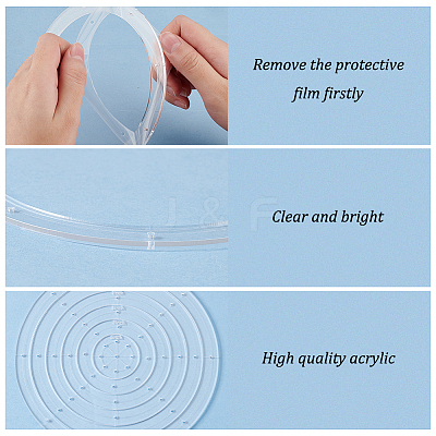 Acrylic Embroidery Tool DIY-WH0028-91B-1