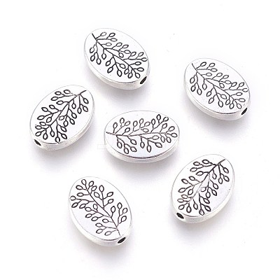 Tibetan Style Alloy Beads X-LFH10181Y-1