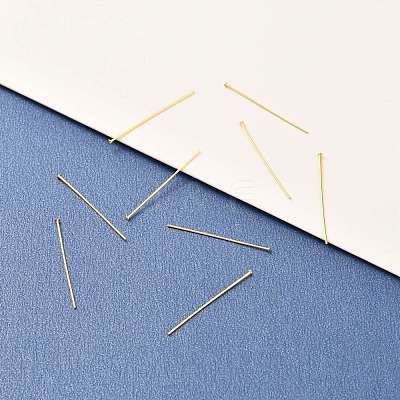 Brass Flat Head Pins KK-F824-114A-G-1