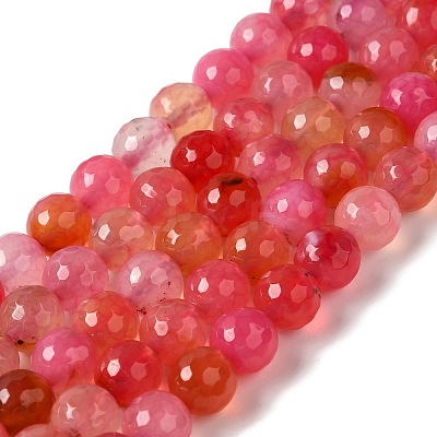 Dyed & Heated Natural Dragon Veins Agate Beads Strands G-P539-A01-04-1