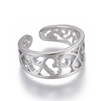 Adjustable Brass Toe Rings RJEW-EE0002-17P-1