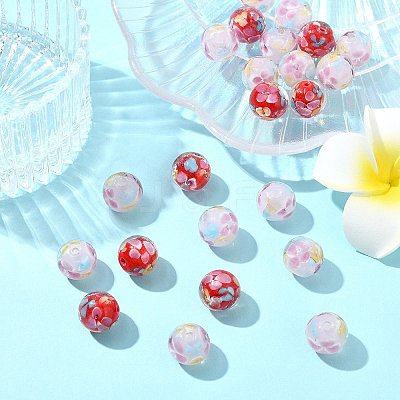 Handmade Lampwork Beads LAMP-SZ0001-43B-01-1