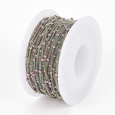 Ion Plating(IP) 304 Stainless Steel Curb Chains CHS-I003-A01-A-M-1