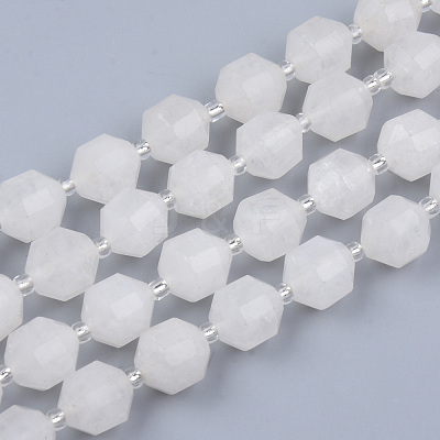 Natural White Jade Beads Strands G-R482-33B-10MM-1