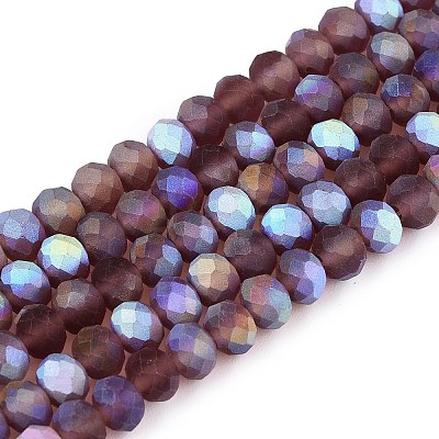 Transparent Glass Beads Strands LS-EGLA-A044-T4mm-MB13-1