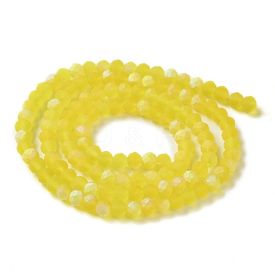Imitation Jade Glass Beads Strands EGLA-YW0003-19B-14-1