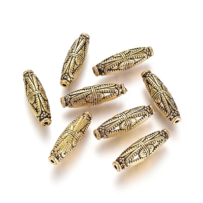 Tibetan Style Alloy Beads TIBEB-L004-085AG-1