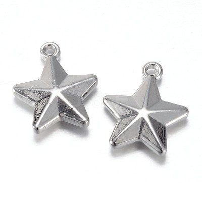 Tarnish Resistant 304 Stainless Steel Charms STAS-P171-31P-1